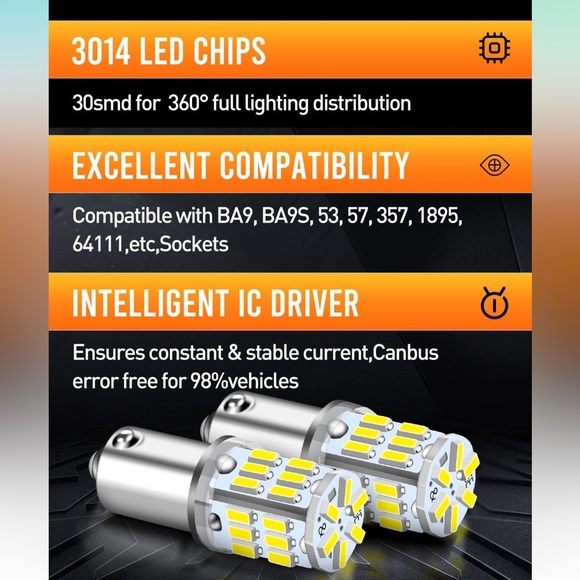 LUYED - Set of 5 LED bulbs - 6500K - Xenon White - Picture 9 of 15